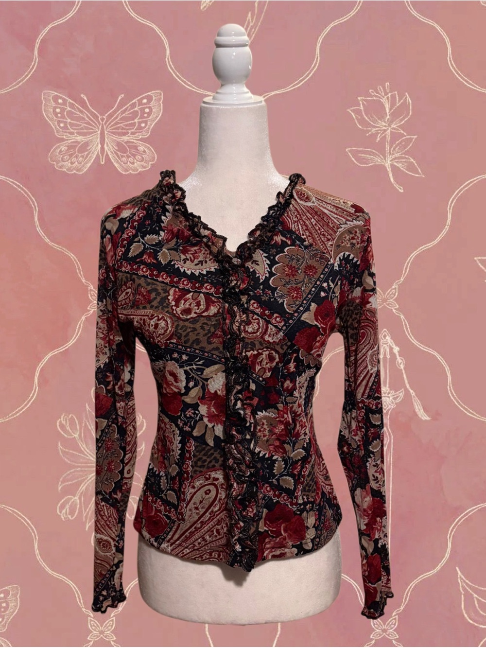 Floral Paisley Blouse